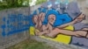 Ukraine, Crimea - Graffiti in Simferopol, 27May2015